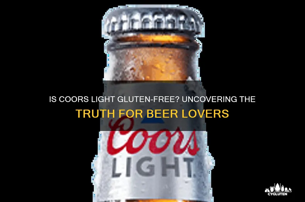 is coors light gluten free