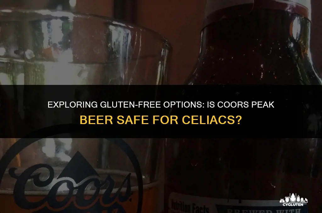 is coors peak gluten free