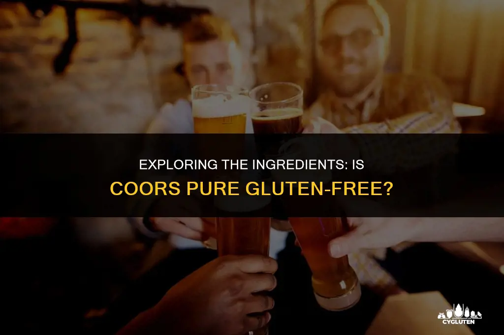 is coors pure gluten free