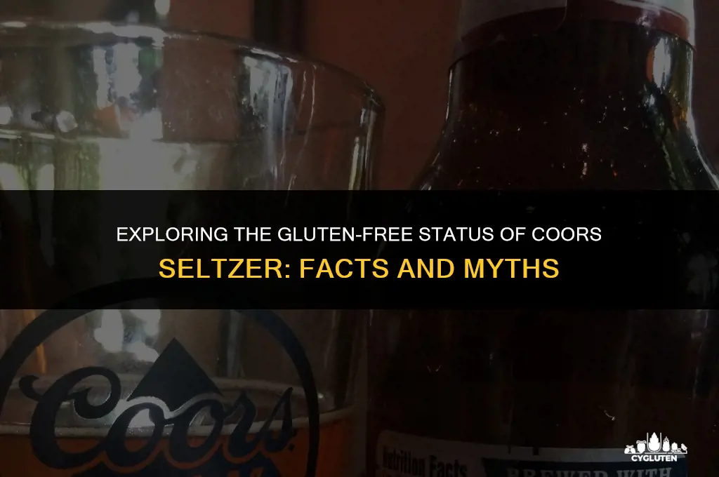 is coors seltzer gluten free