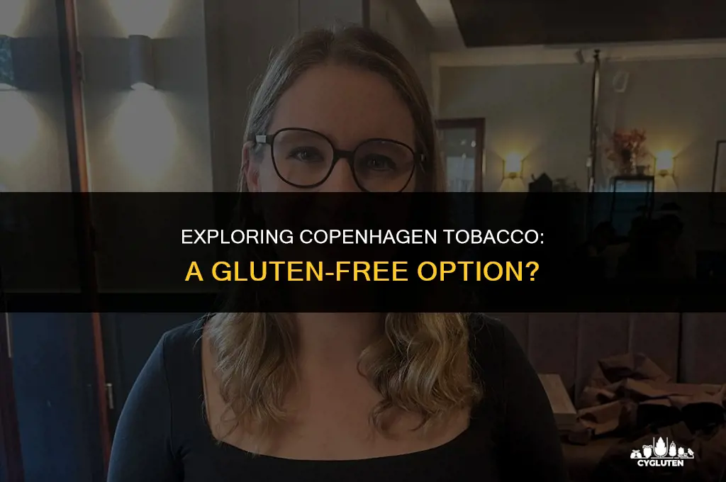 is copenhagen tobacco gluten free