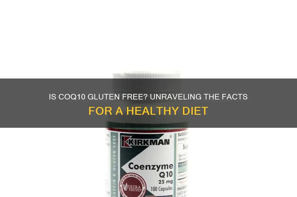 is coq10 gluten free