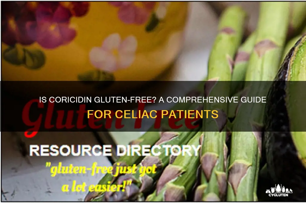 is coricidin gluten free