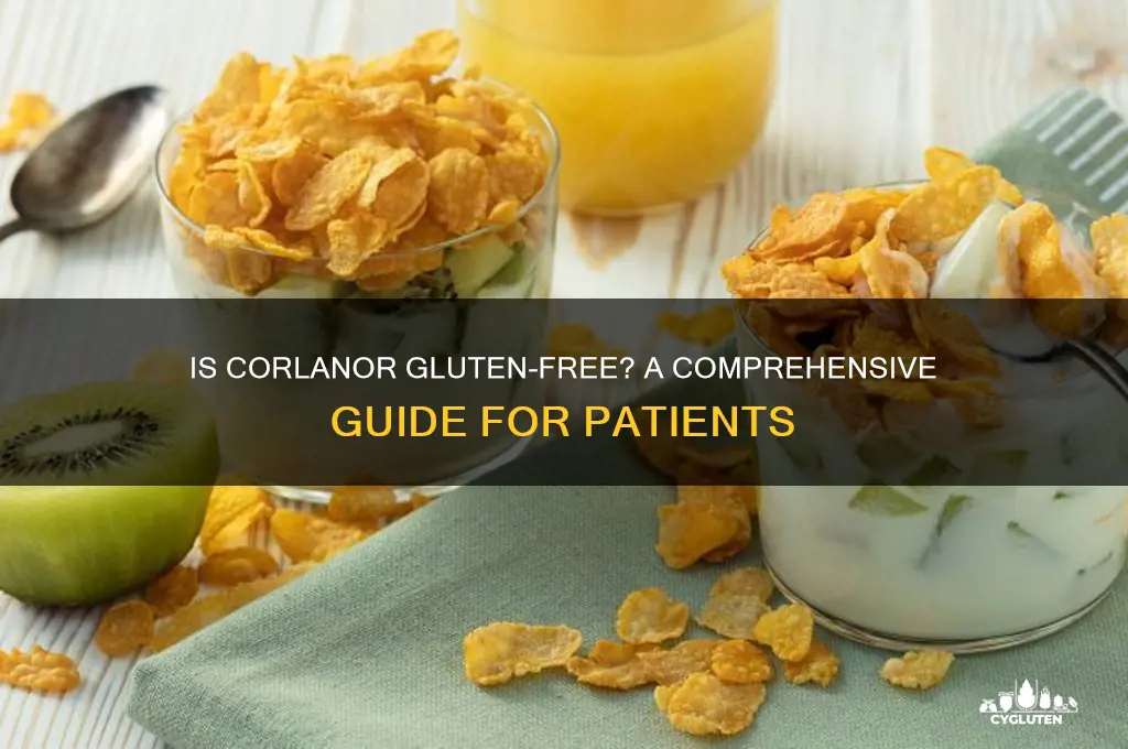 is corlanor gluten free