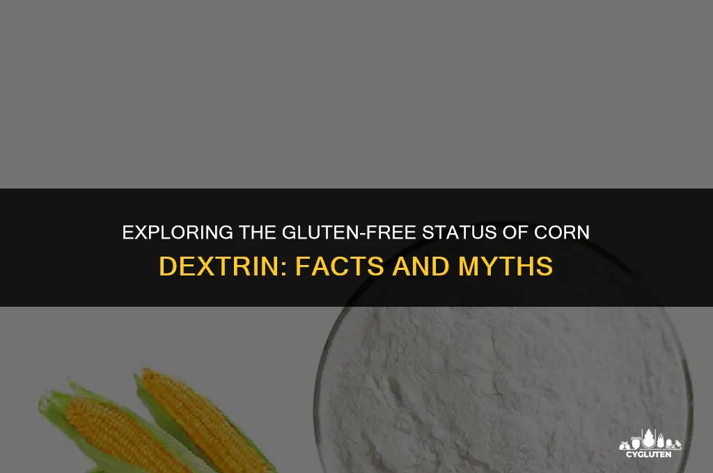 is corn dextrin gluten free