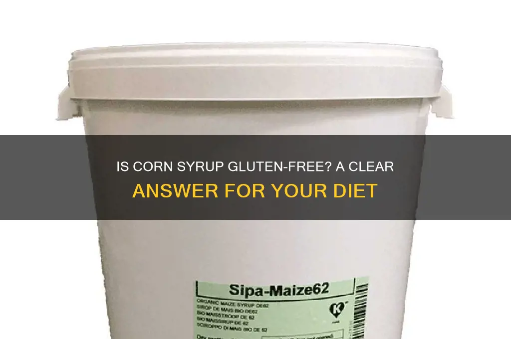 is corn syrup gluten free