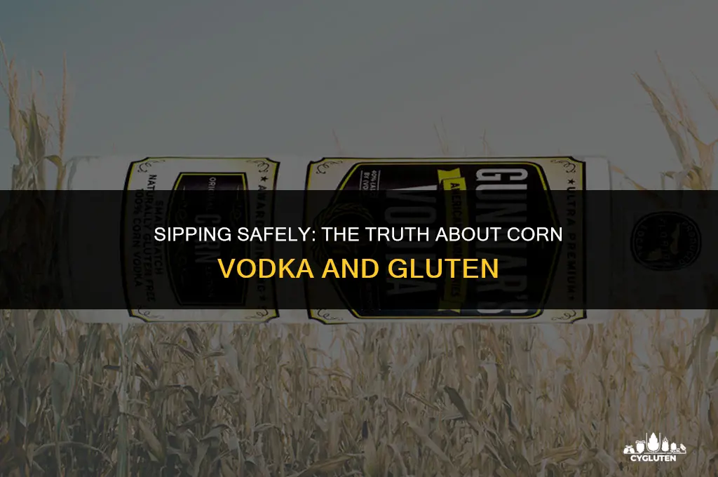 is corn vodka gluten free