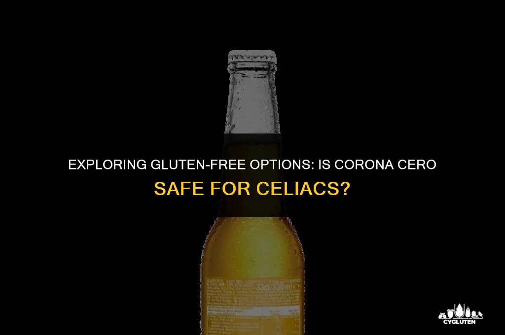 is corona cero gluten free