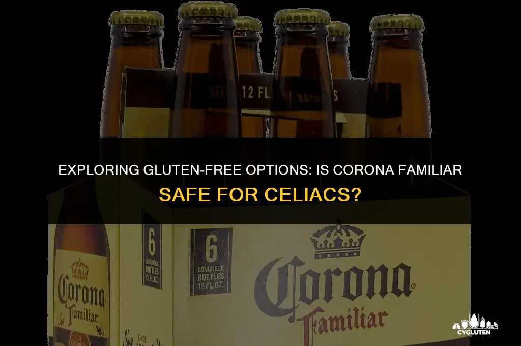 is corona familiar gluten free
