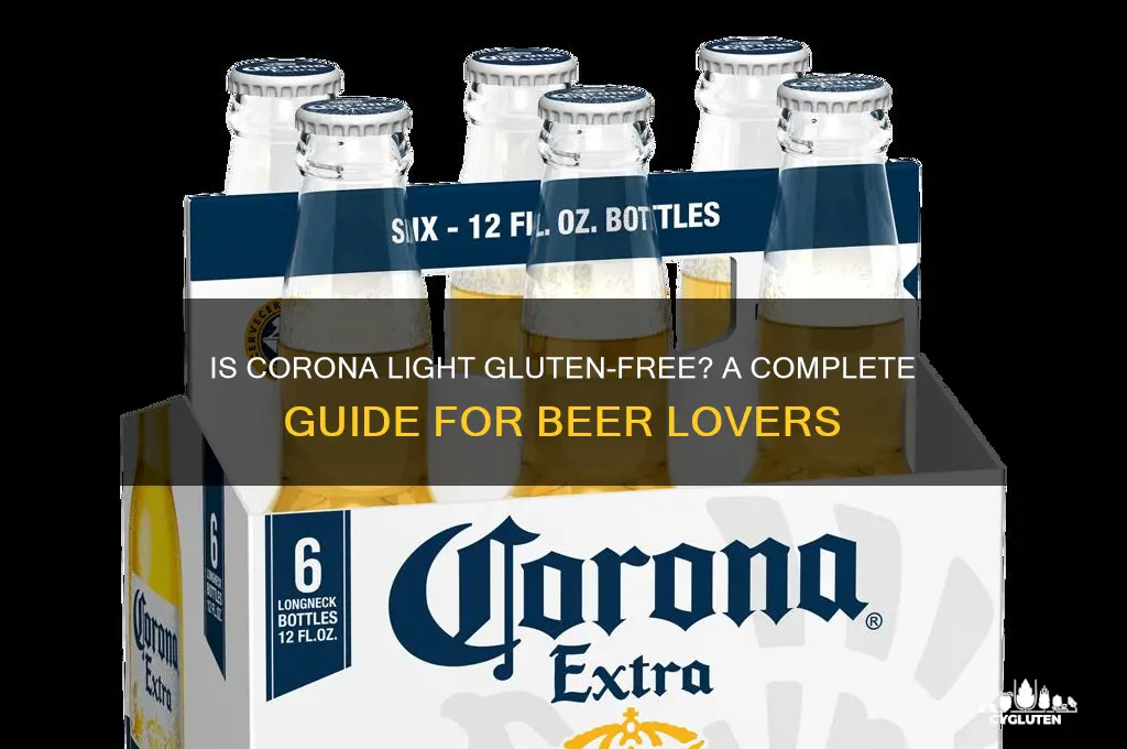 is corona light gluten free