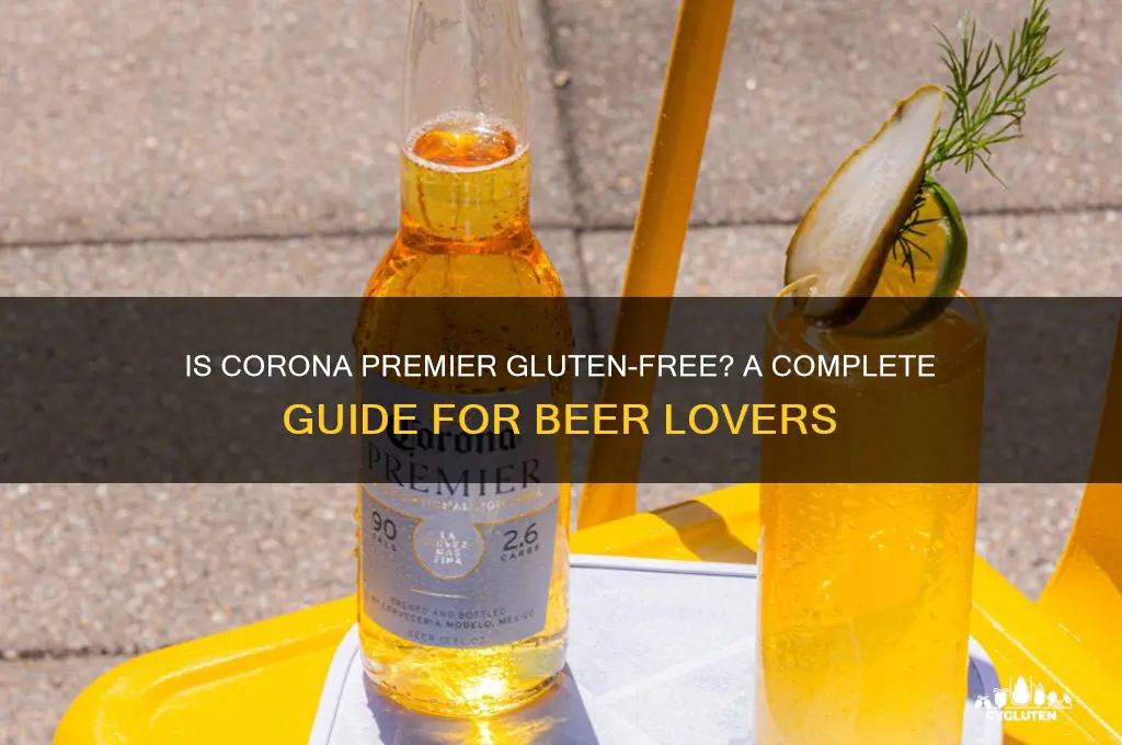 is corona premier gluten free
