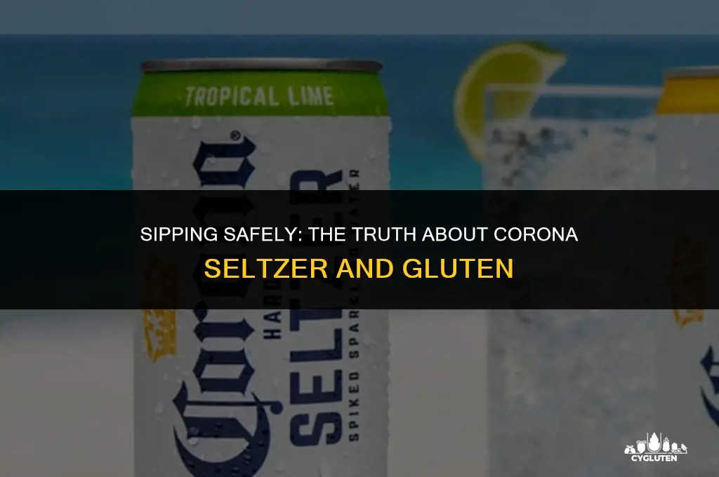 is corona seltzer gluten free