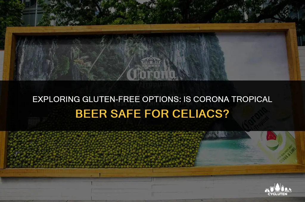is corona tropical gluten free