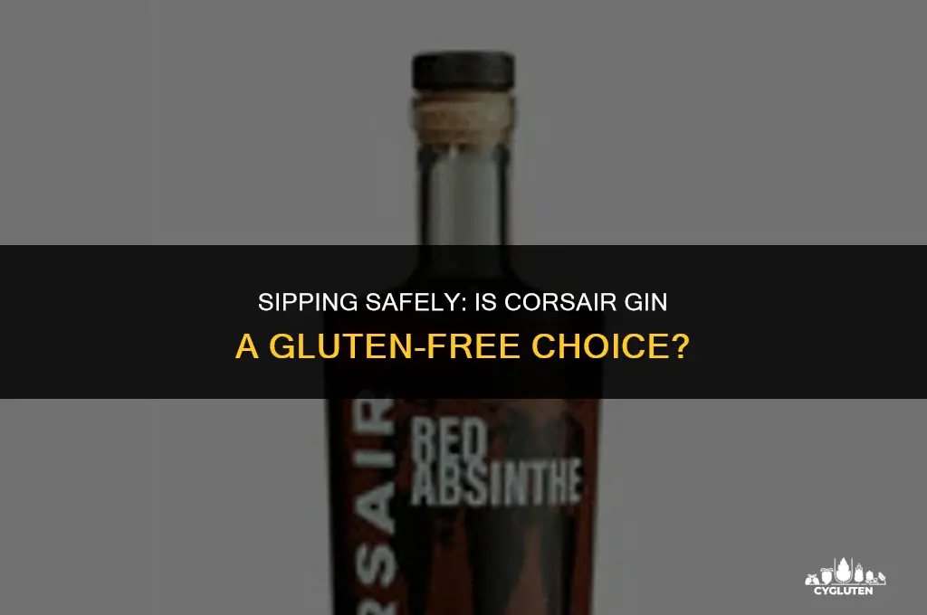 is corsair gin gluten free