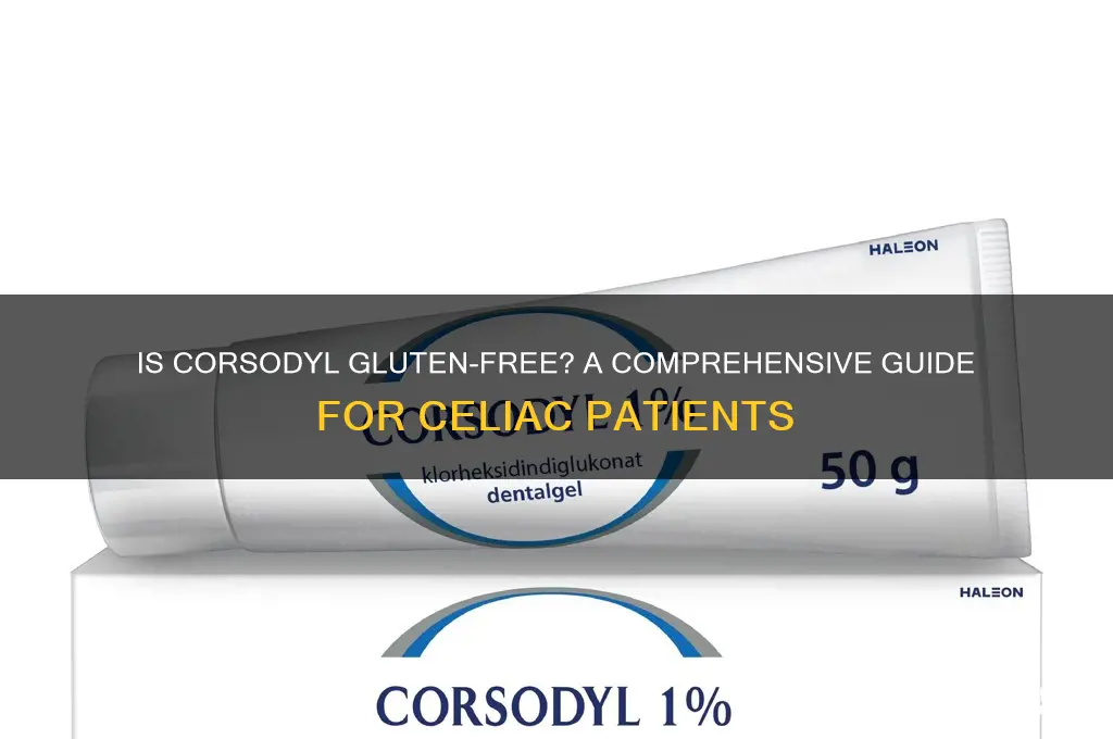 is corsodyl gluten free