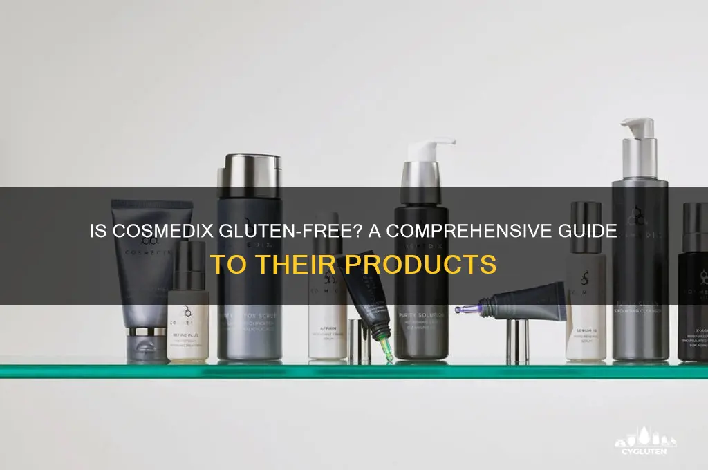 is cosmedix gluten free