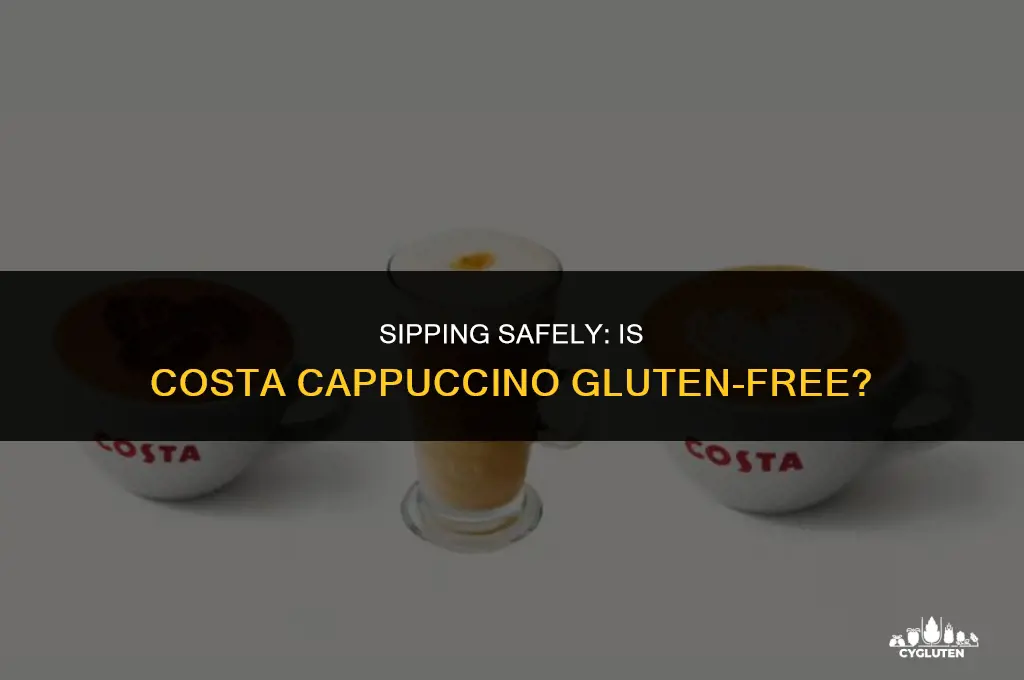 is costa cappuccino gluten free