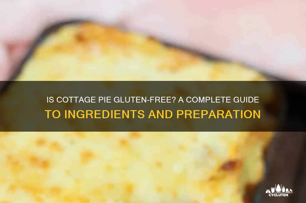 is cottage pie gluten free