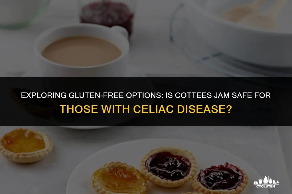 is cottees jam gluten free
