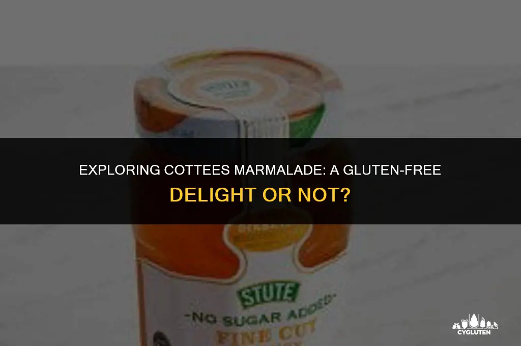 is cottees marmalade gluten free