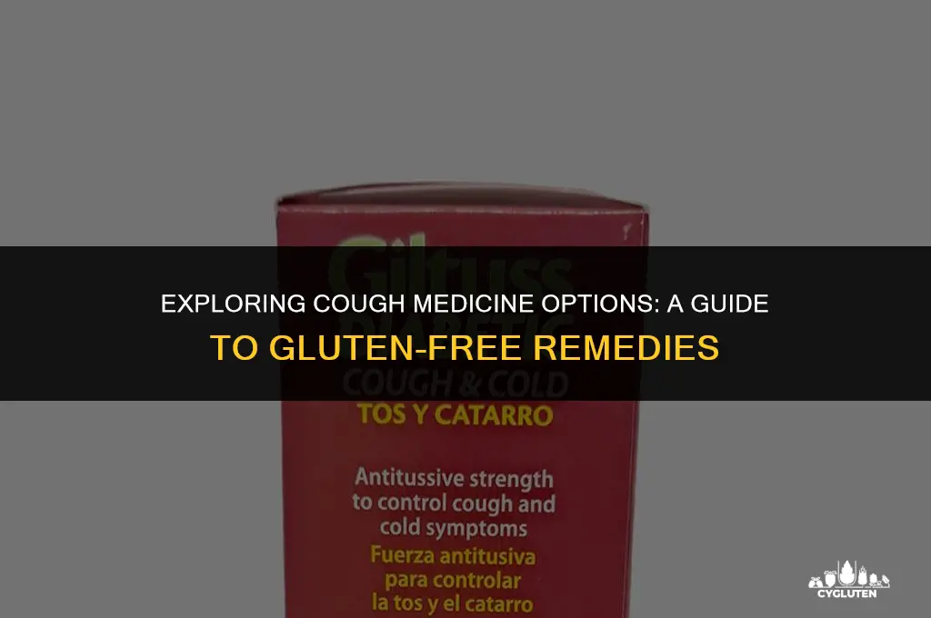is cough medicine gluten free