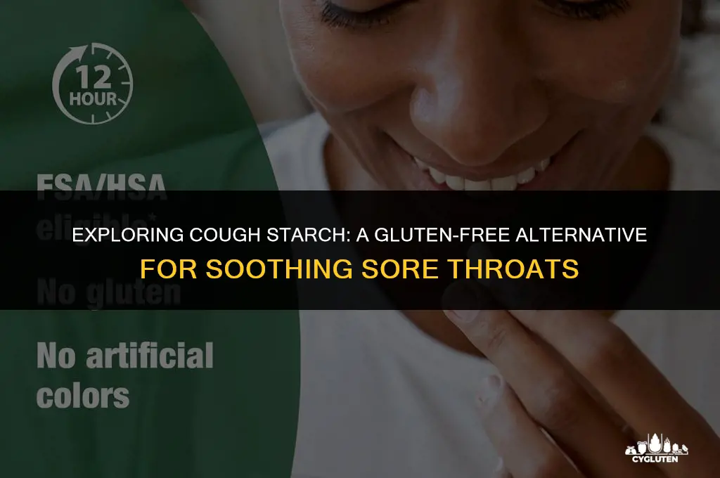is cough starch gluten free