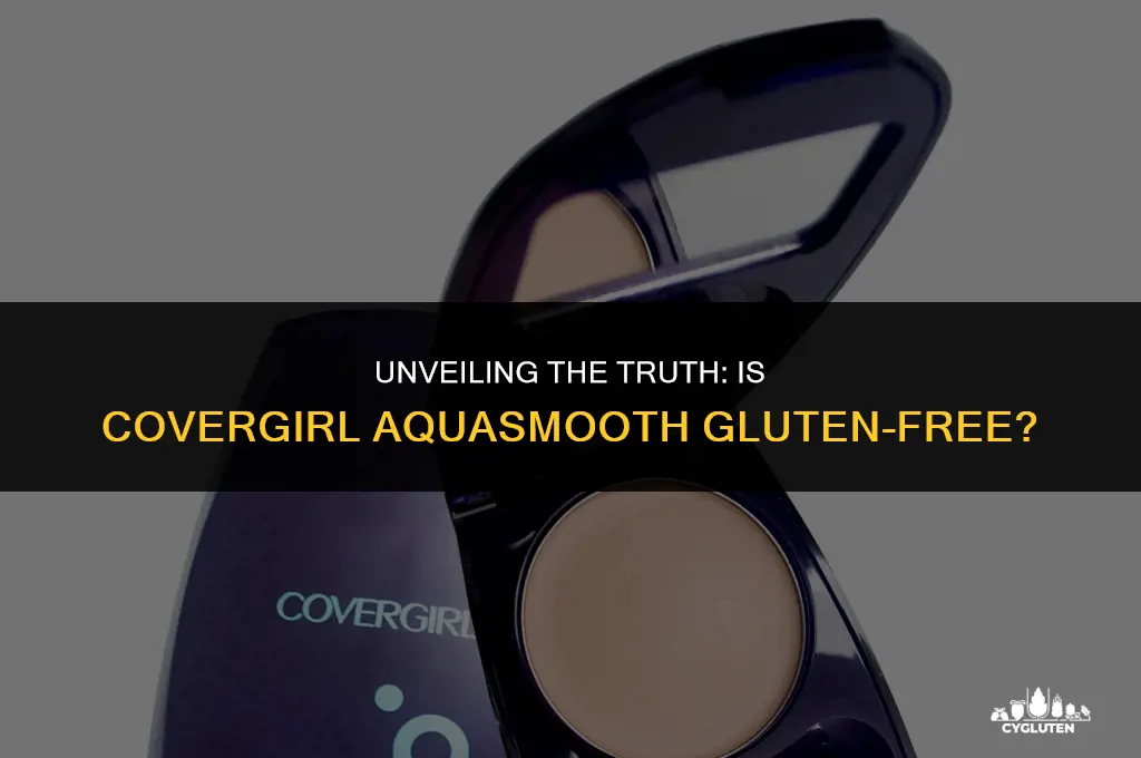 is covergirl aquasmooth gluten free