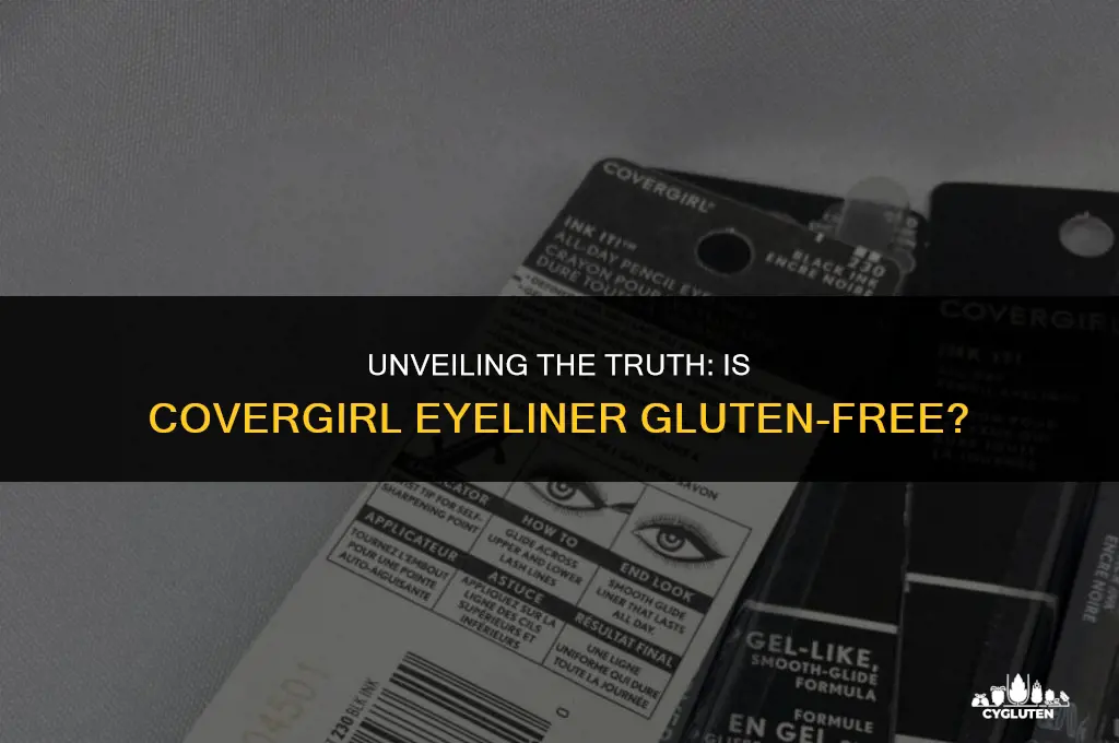 is covergirl eyeliner gluten free