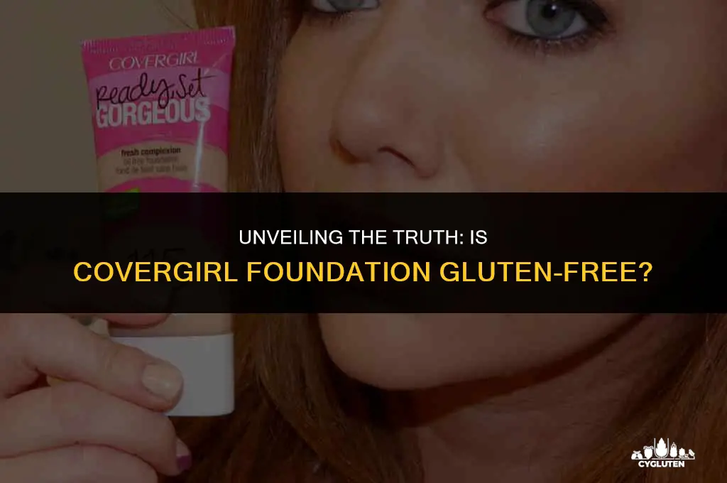is covergirl foundation gluten free