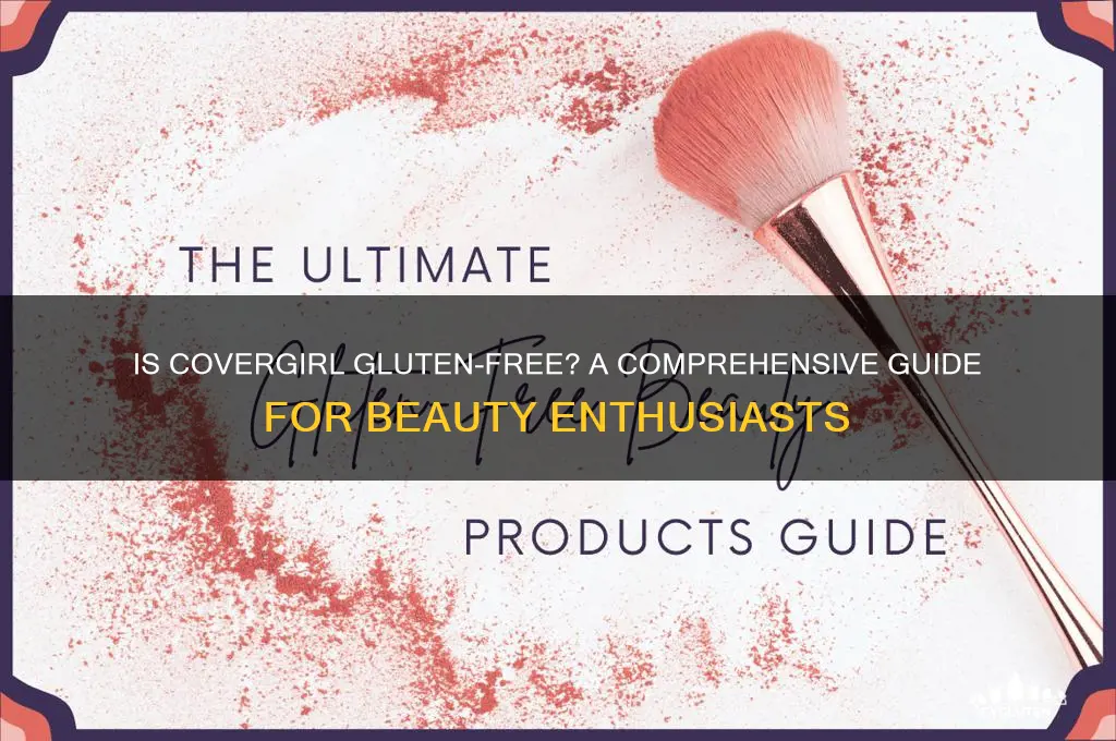 is covergirl gluten free