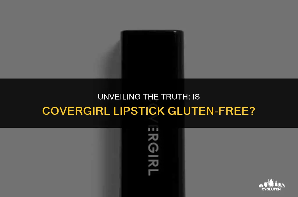 is covergirl lipstick gluten free