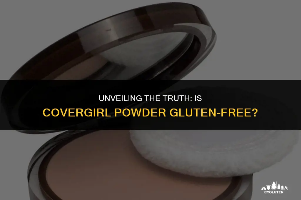 is covergirl powder gluten free