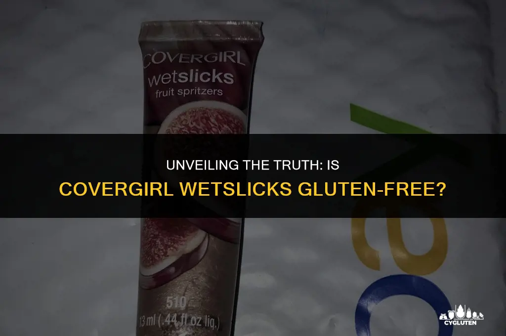 is covergirl wetslicks gluten free