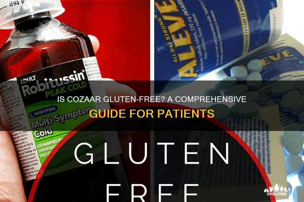 is cozaar gluten free