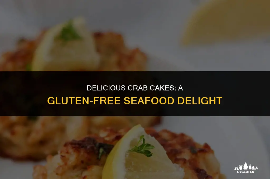 is crab cake gluten free