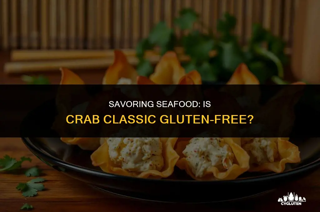 is crab classic gluten free