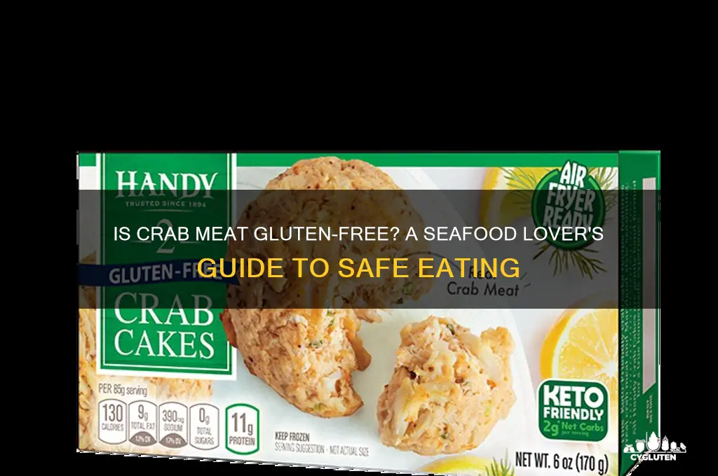 is crab meat gluten free