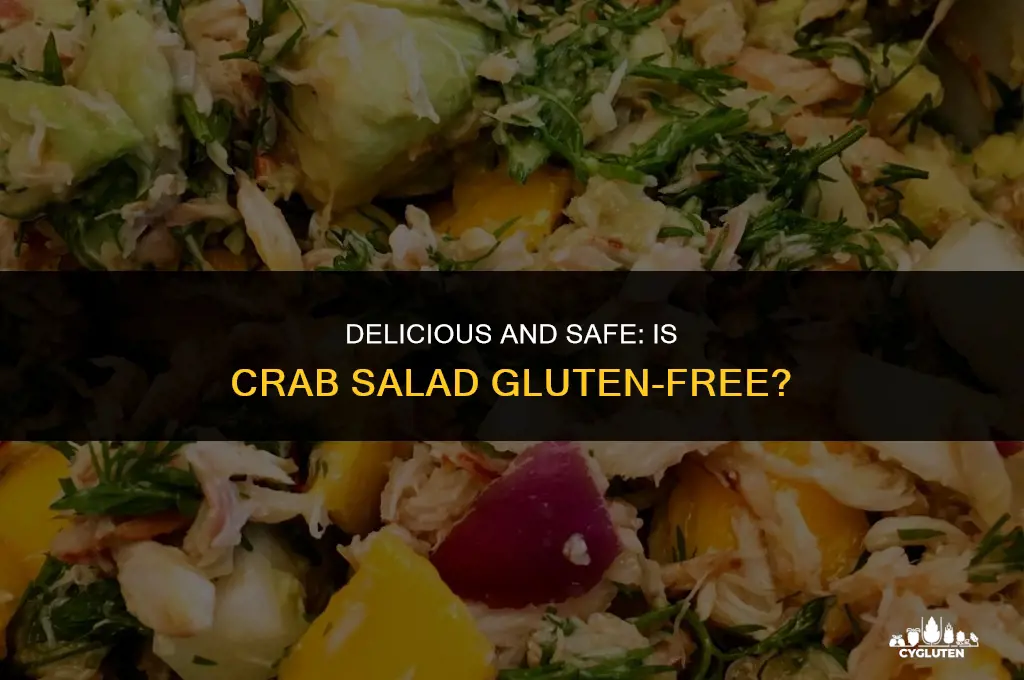is crab salad gluten free