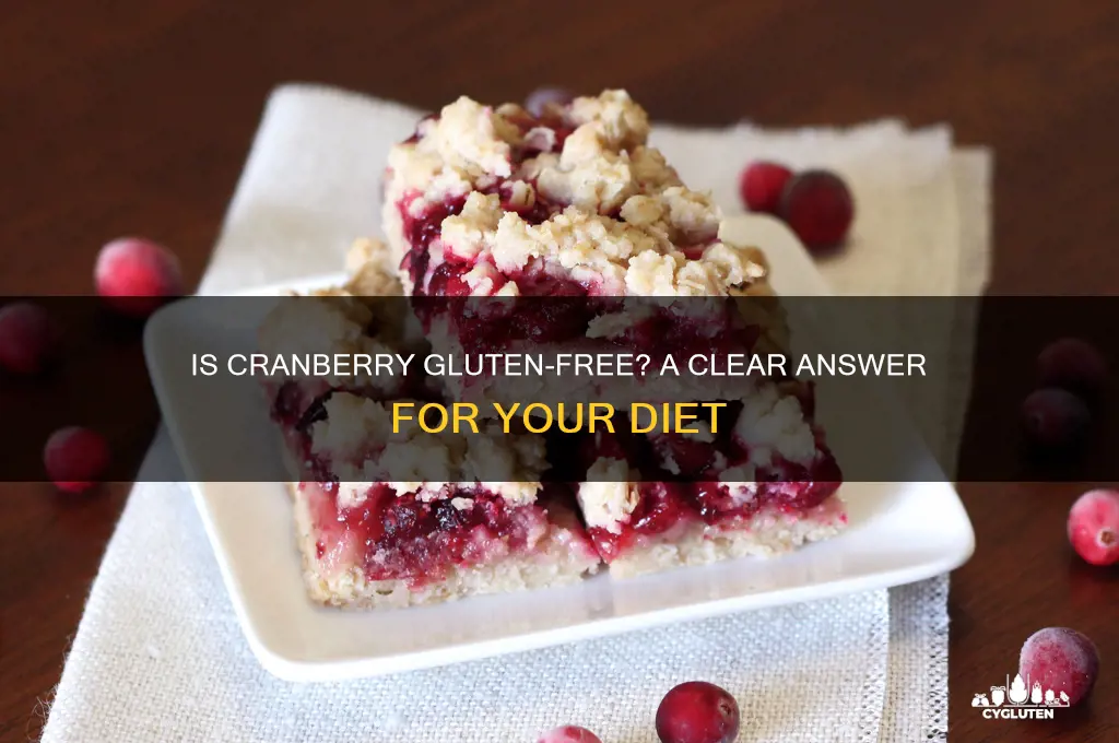 is cranberry gluten free