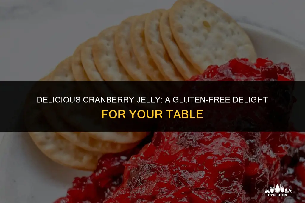 is cranberry jelly gluten free