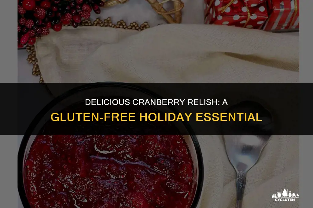 is cranberry relish gluten free