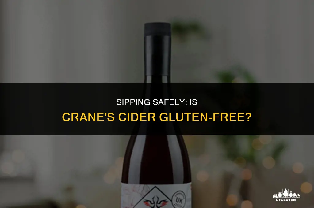 is cranes cider gluten free