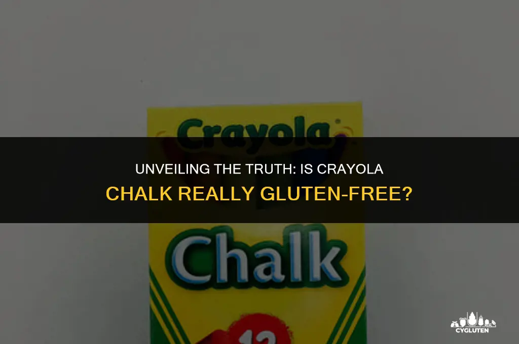 is crayola chalk gluten free