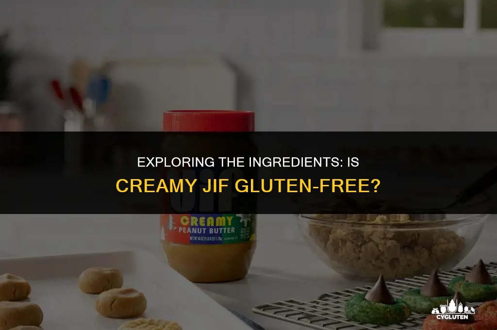 is creamy jif gluten free