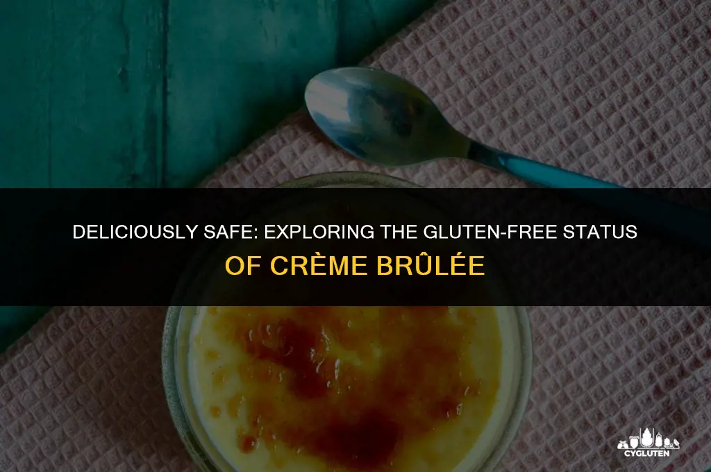is creme brule gluten free