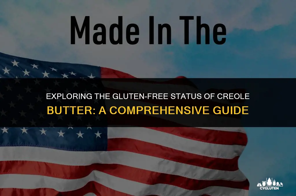 is creole butter gluten free