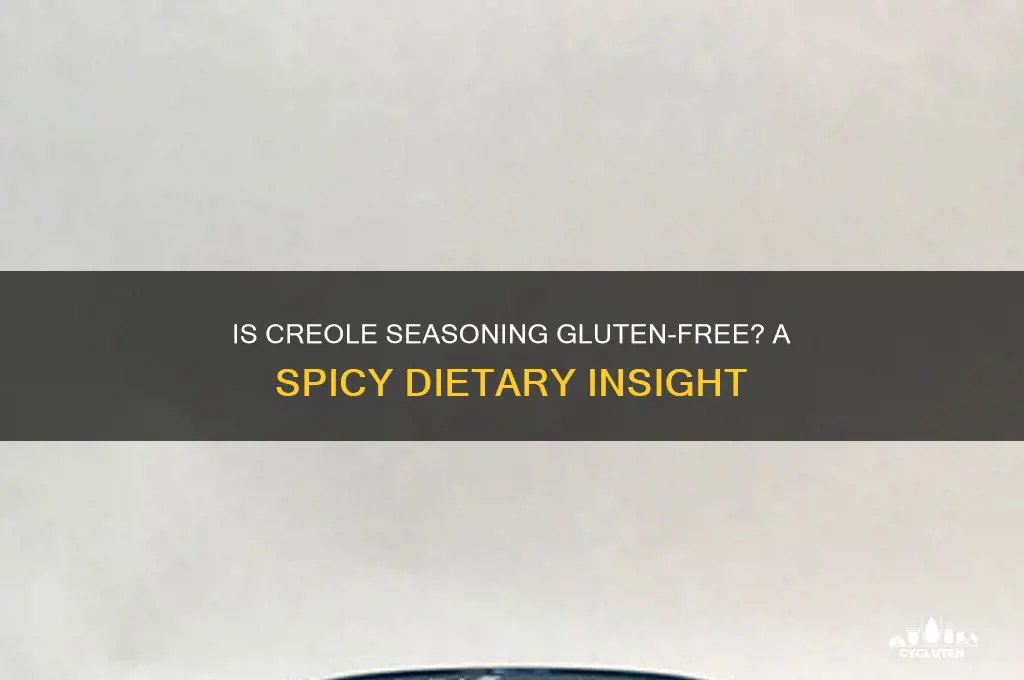 is creole seasoning gluten free