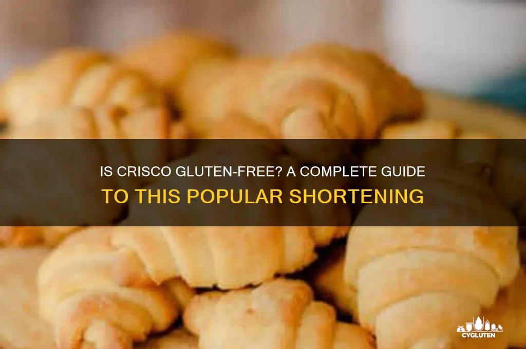 is crisco gluten free