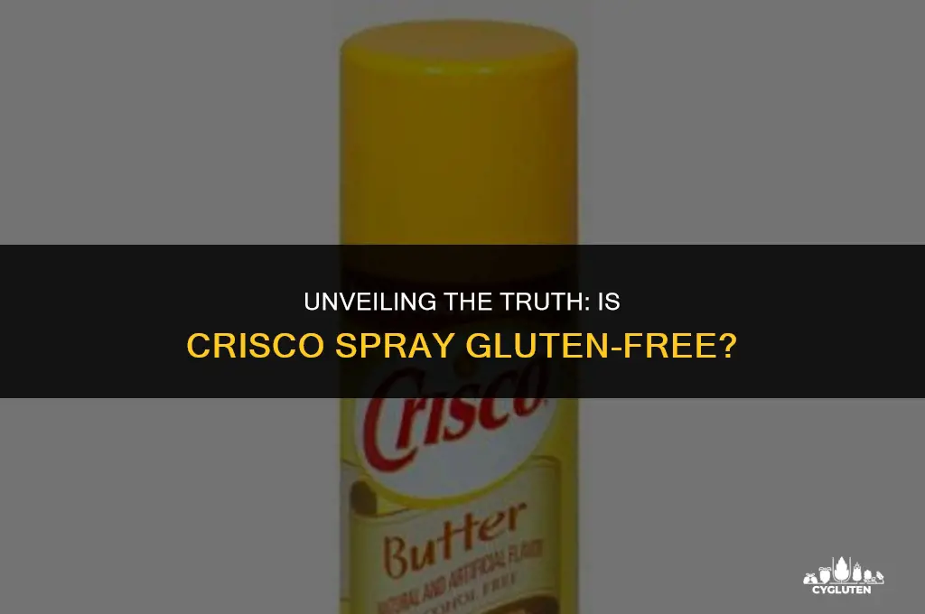 is crisco spray gluten free