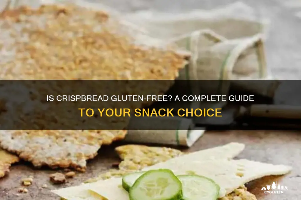 is crispbread gluten free